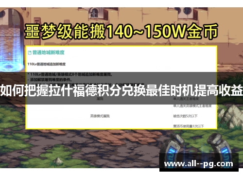 如何把握拉什福德积分兑换最佳时机提高收益